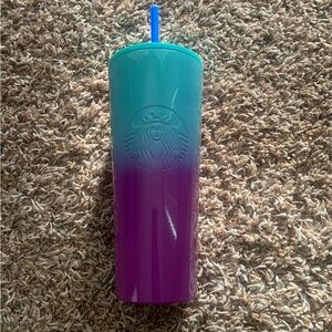 Starbucks purple & blue ombré tumbler